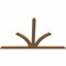 Ekena Millwork Richland Timber Gable Bracket, Western Red Cedar, 72"W x 45"H x 1 1/2"D x 3 1/2"F, 15/12 Pitch GBW072X45X0204RIC00SWR - alternate 3